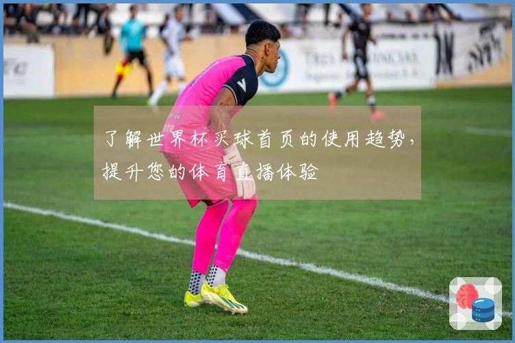 了解世界杯买球首页的使用趋势，提升您的体育直播体验